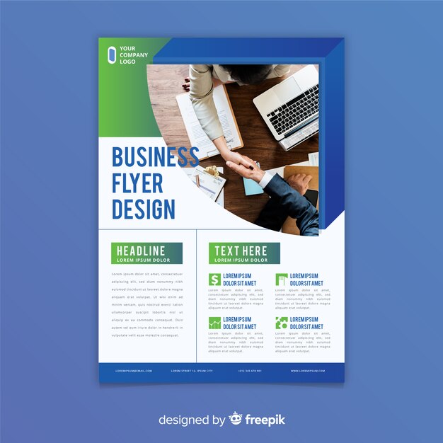 Modern business brochure template