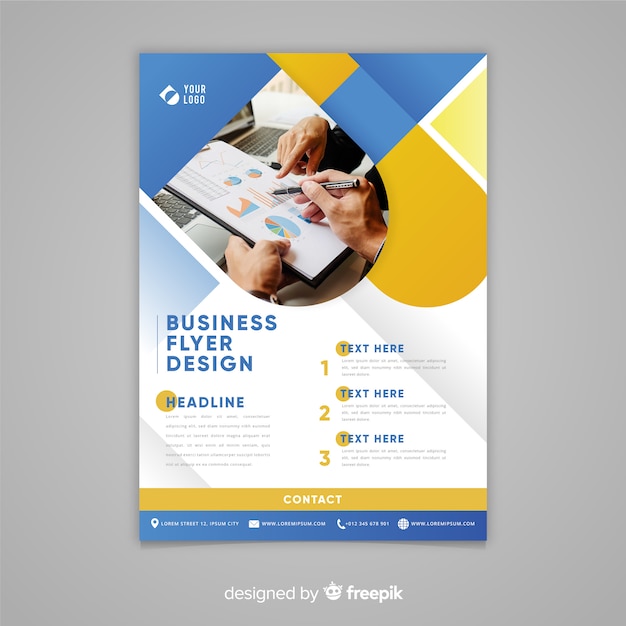 Modern business brochure template