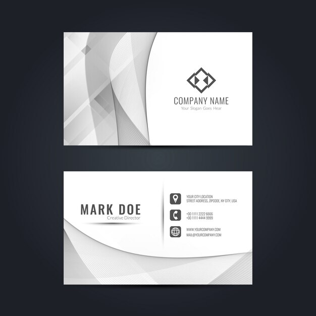 Modern business card design