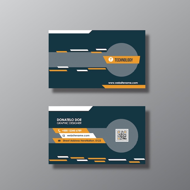 Modern business card design