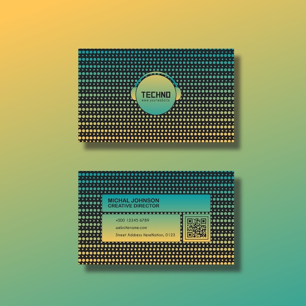 Modern business card design