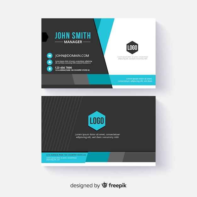 Modern business card design