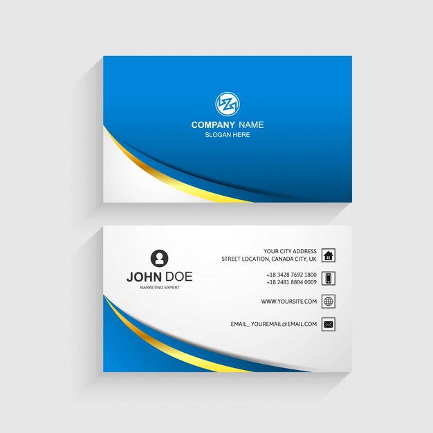 Modern business card template