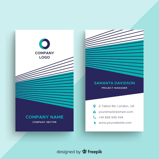 Modern business card template