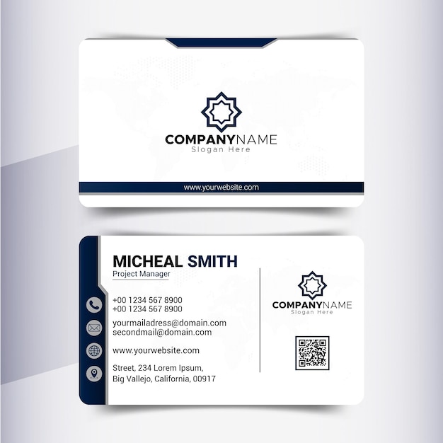 Modern business card template