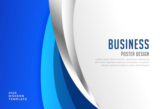 Modern business cover presentation design template