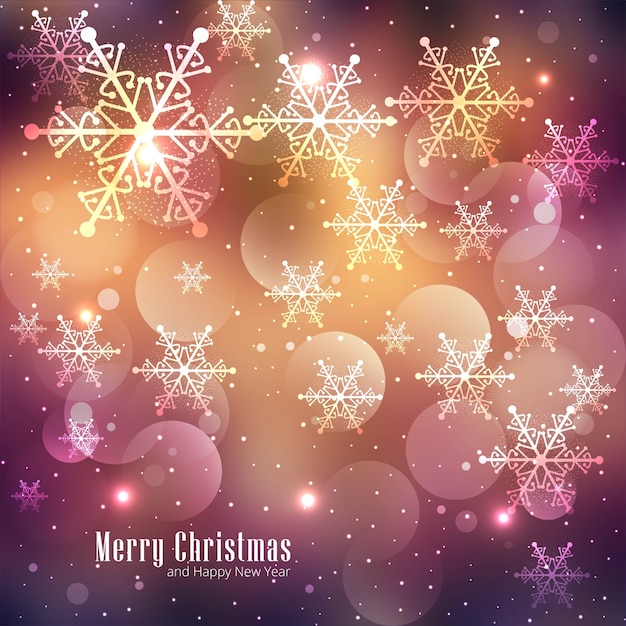 Free Vector modern christmas background