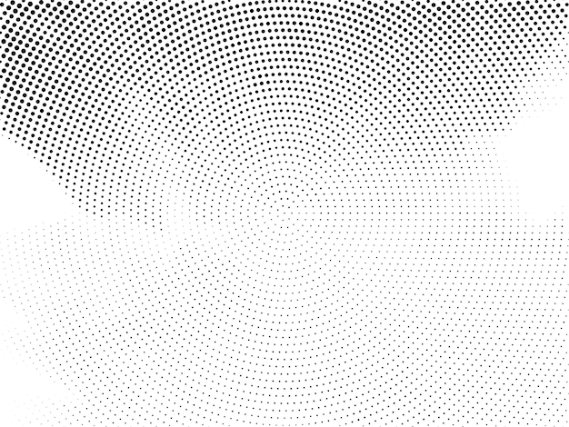 Modern circular halftone design background