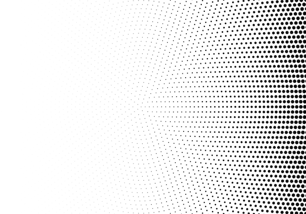 Free vector modern circular halftone dots pattern background