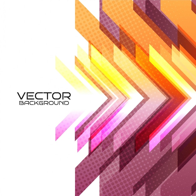 Free Vector modern colorful arrow background