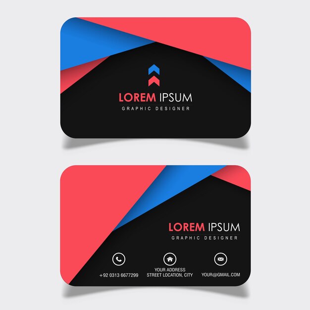 Modern Colorful Business Card