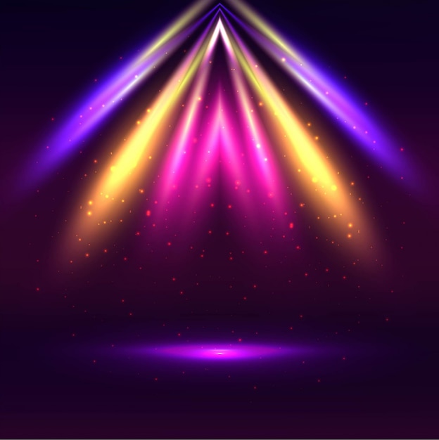 Free Vector modern colorful lights background