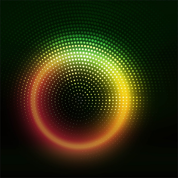 Modern colorful shiny halftone background