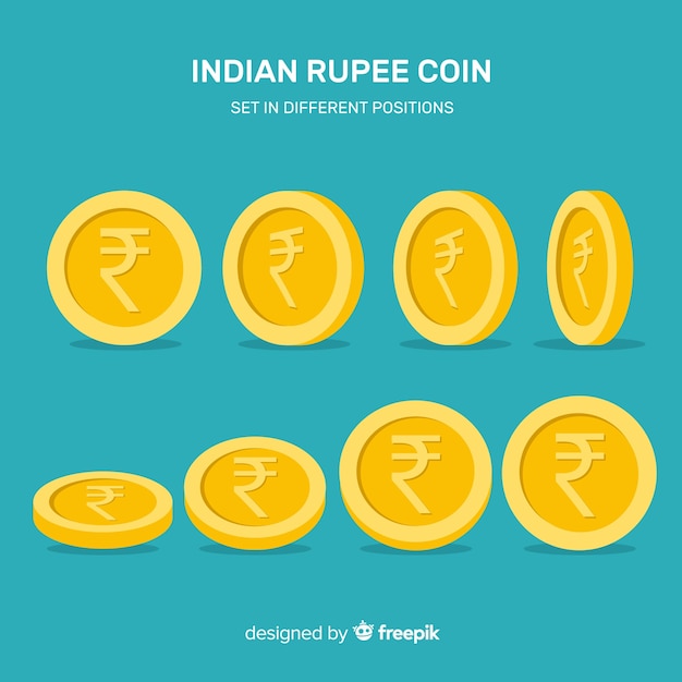 Modern composition of indian rupees