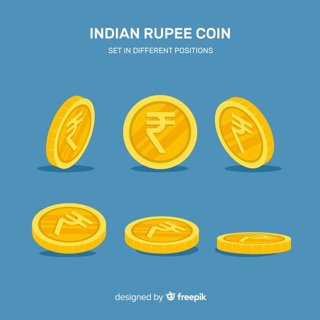 Modern composition of indian rupees