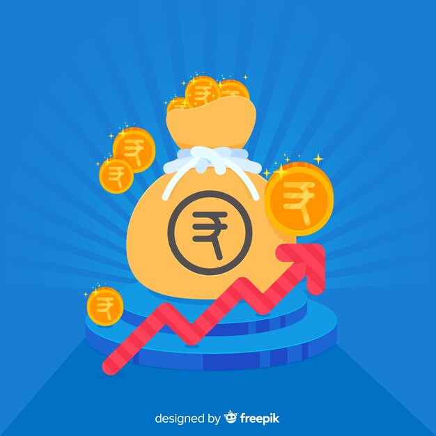 Modern composition of indian rupees