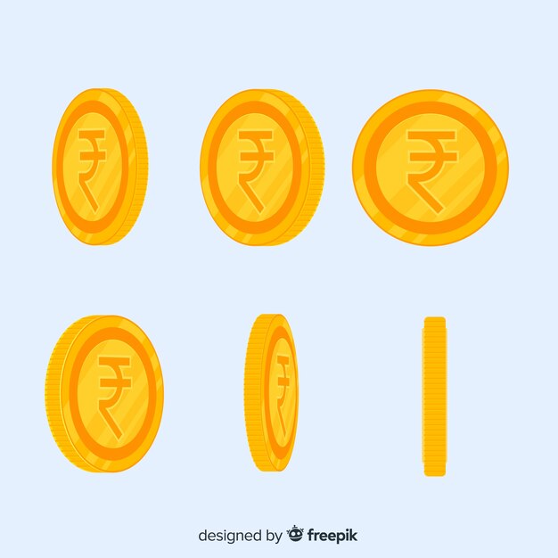 Modern composition of indian rupees