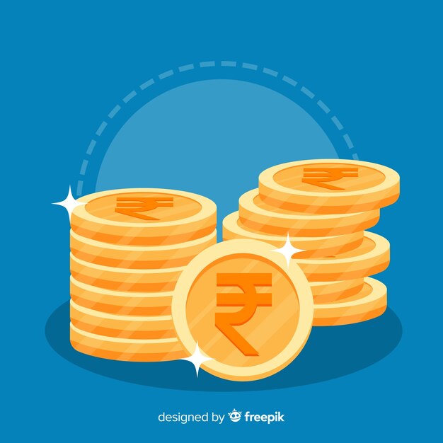 Modern composition of indian rupees