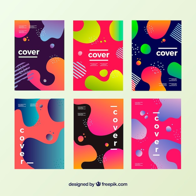 Modern cover template collection