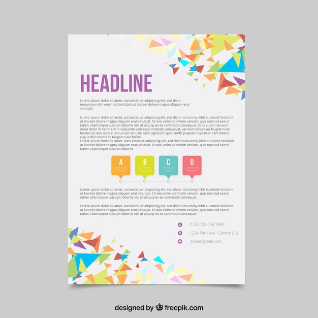 Modern creative business brochure template