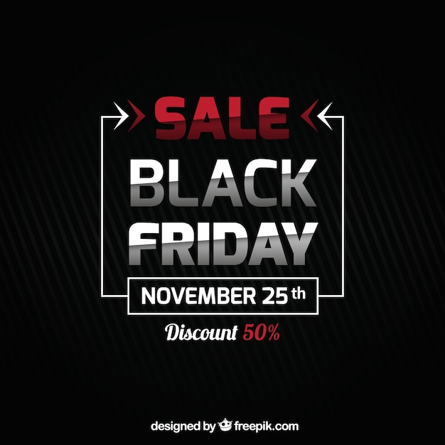 Modern dark background of black friday