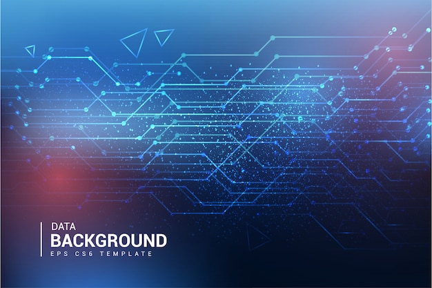 Modern Data Background Template