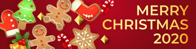 Modern design for Christmas banner