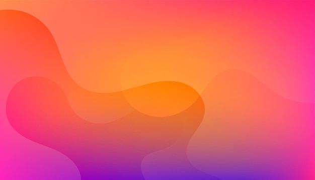 Free Vector modern and elegant colorful gradient backdrop in fluid style