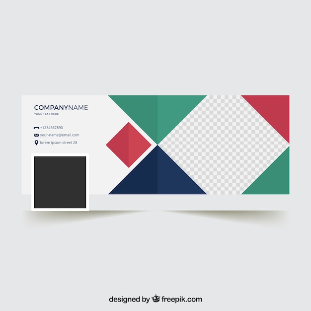 Free Vector modern facebook cover in flat design