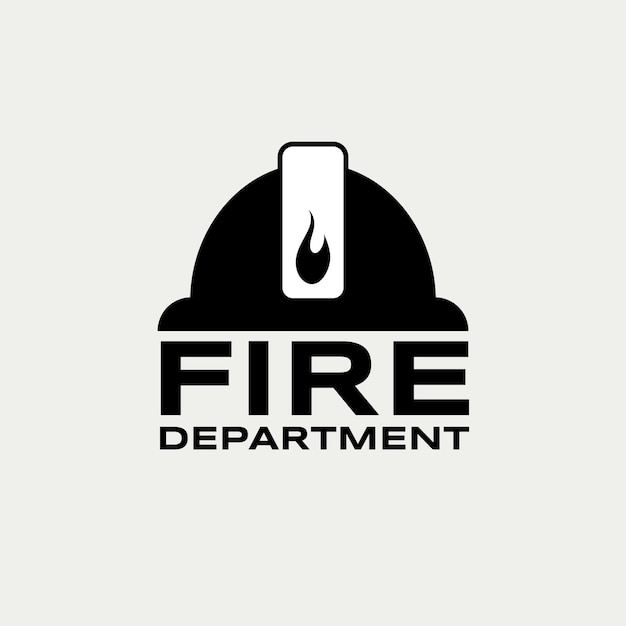 Modern fire department logo