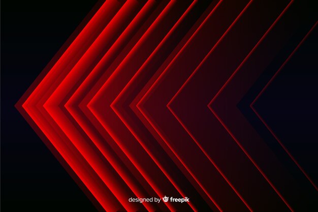 Modern geometric red lights background