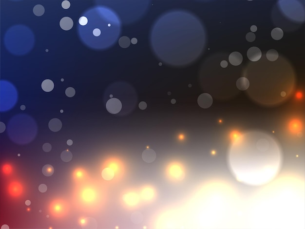 Modern glowing bokeh style background