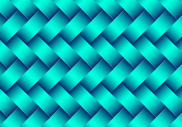 Modern green geometric pattern design