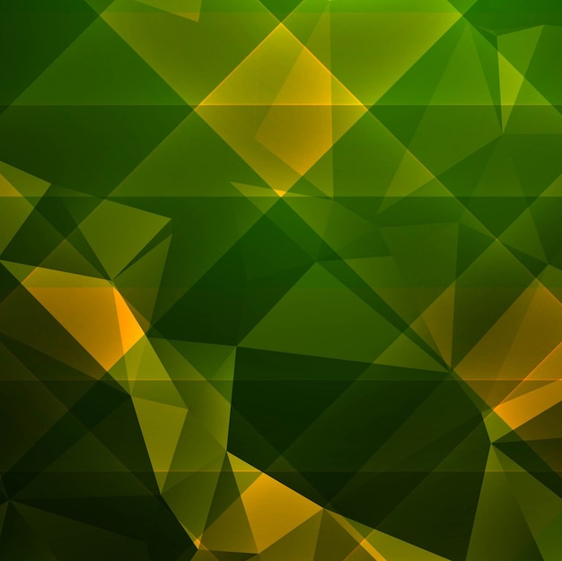 Modern green polygonal background