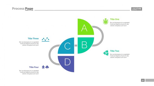 Modern infographic options template