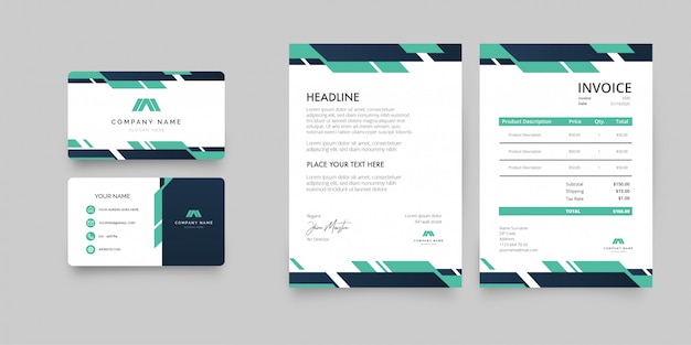 Modern Letterhead Business Pack Template