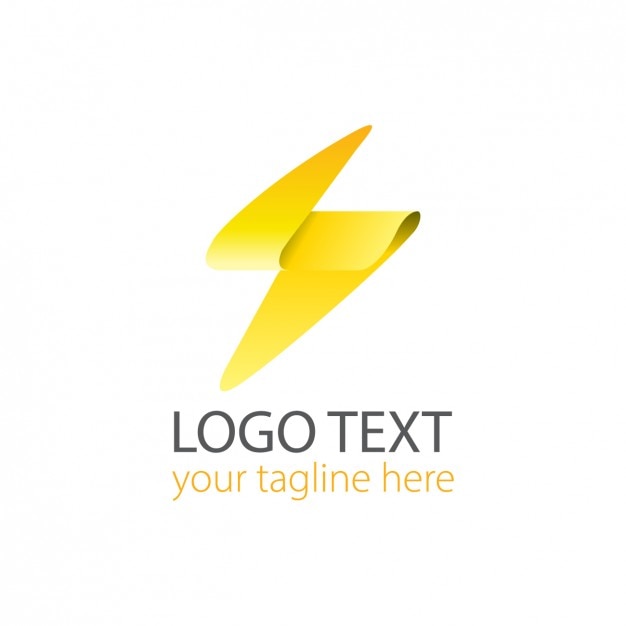 Free Vector modern lighting logo