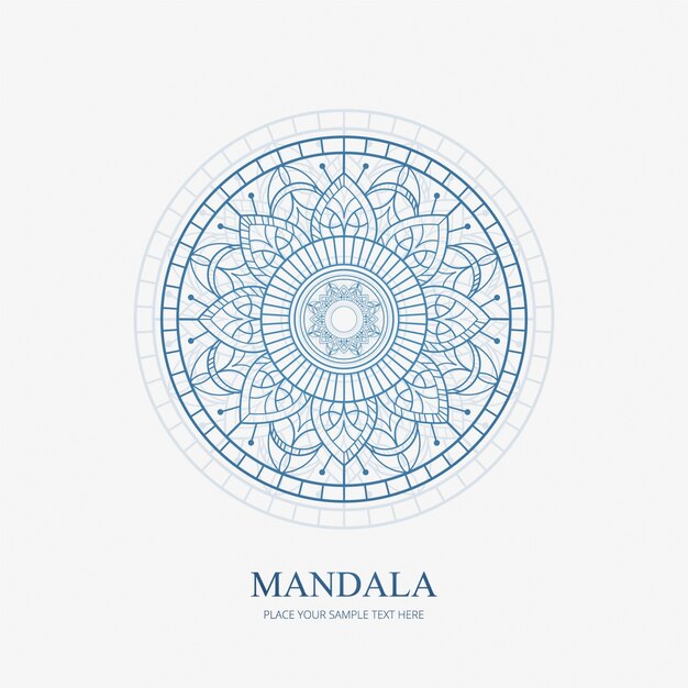 Modern mandala background