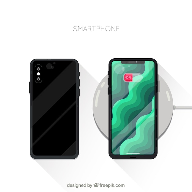 Free Vector modern mobile phone design