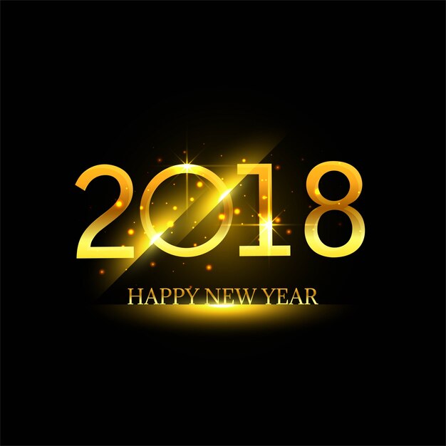 Modern new year 2018 background