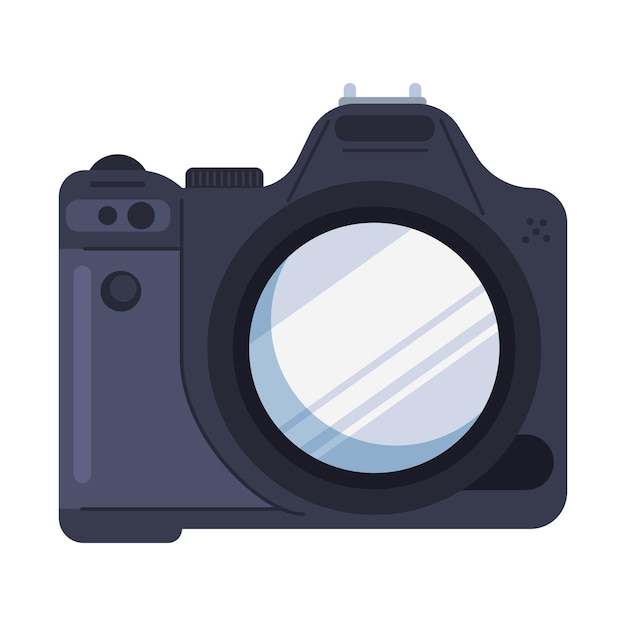 Free Vector modern photographic equipment icon isolated