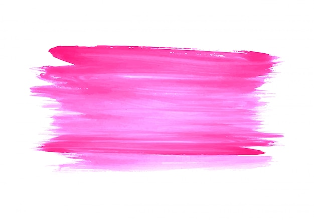 Modern pink watercolor strokes