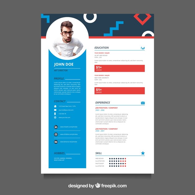 Modern resume template