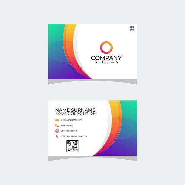 modern simple business card design