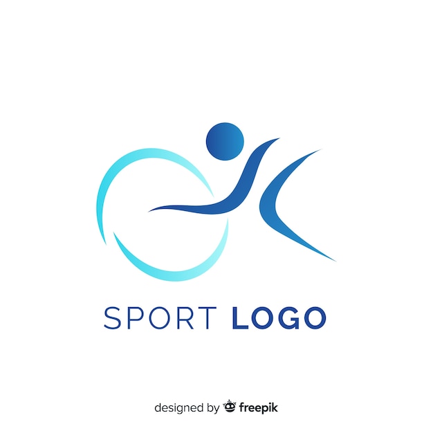 Free Vector modern sports logotype collection