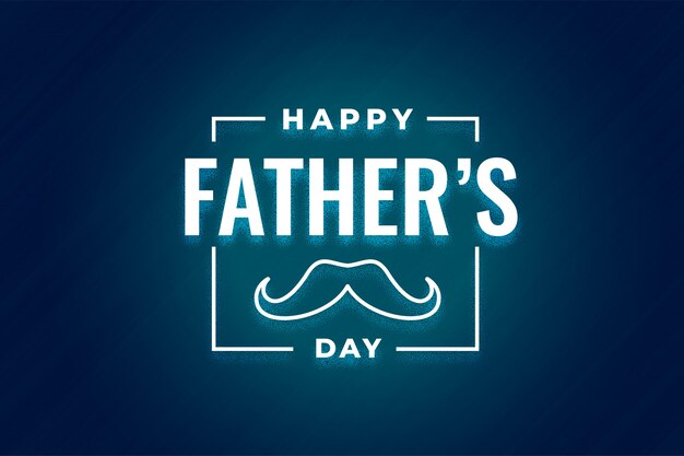 Modern style happy fathers day design