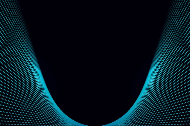 Modern technology stylish blue wave background