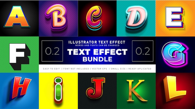 Modern Text Effect Bundle 2