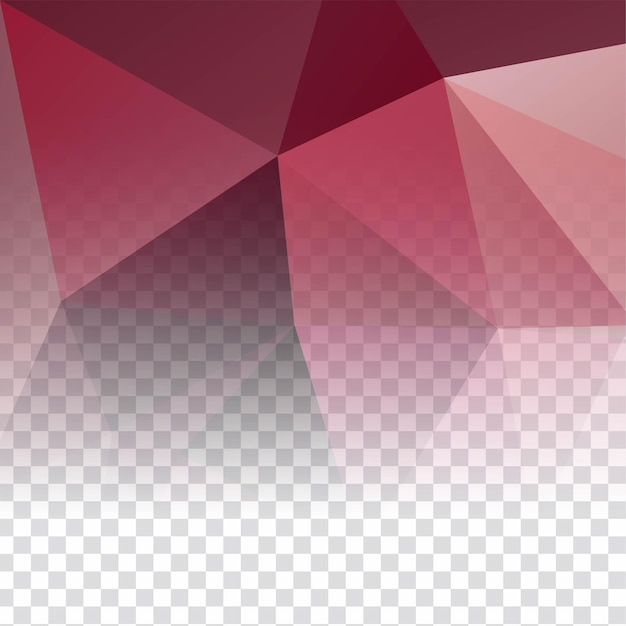 Modern transparent polygonal decorative background