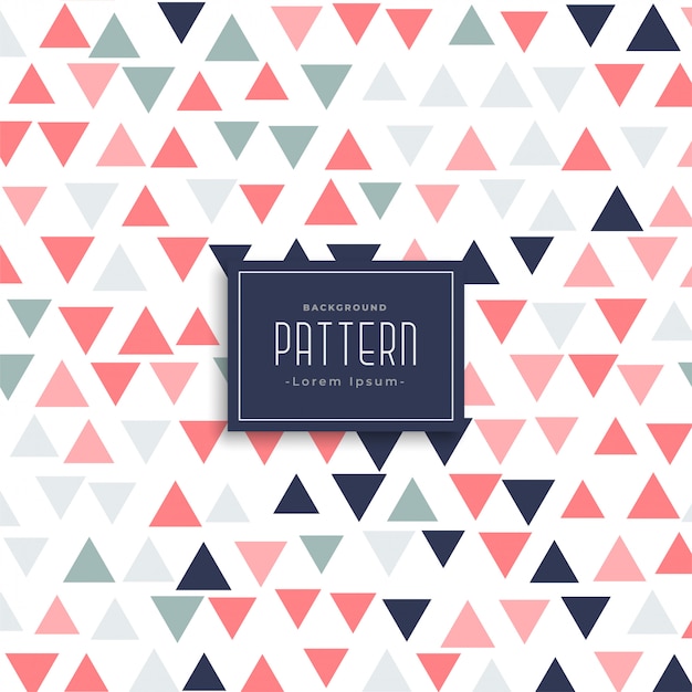 modern triangle pattern vector background